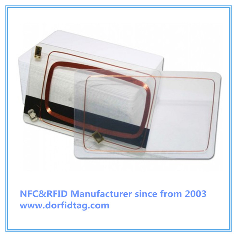 125KHz EM4100+13.56MHz Mifare 1K hybrid card dual frequency RFID card
